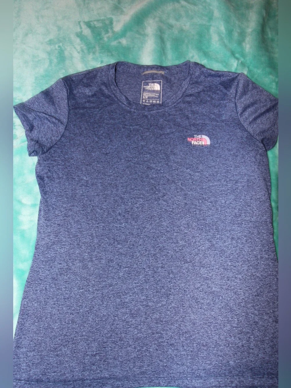 Women's Blue North Face Tee - Picture 5 of 7